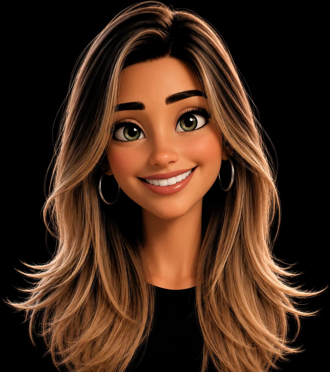 Retrato 3D de Mila Ballesteros